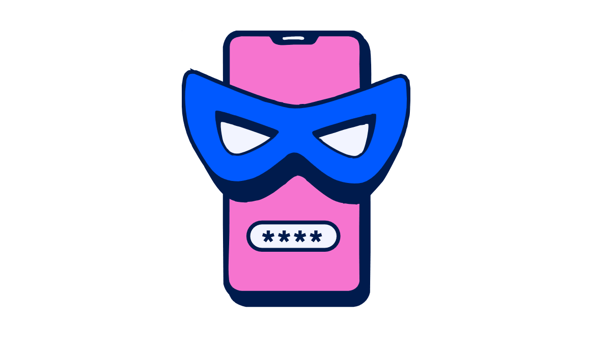 Digital illustration of cloud servers spawning virtual Android phones mimicking real devices for bank account theft