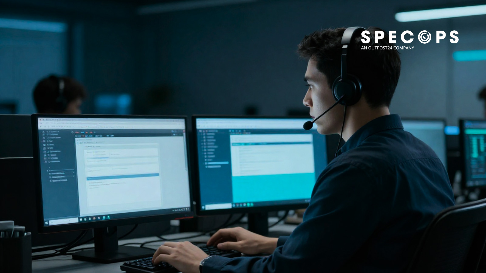 A diagram illustrating a hacker successfully bypassing security by tricking a helpdesk agent into a password reset.