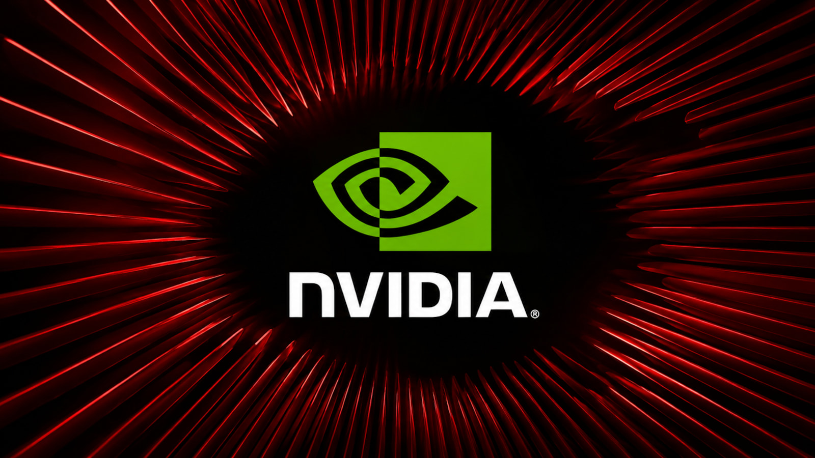 NVIDIA GeForce NOW logo on a computer screen with a digital background