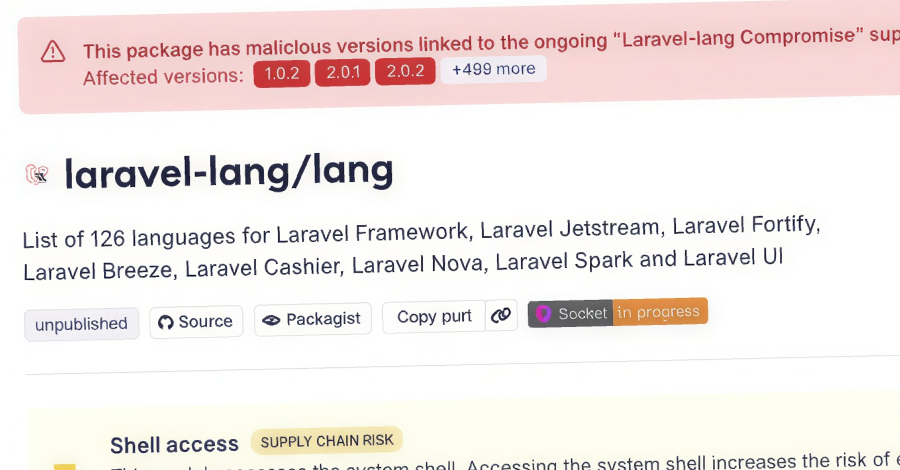 Laravel-Lang Packages Hit by Supply Chain Attack [2026]