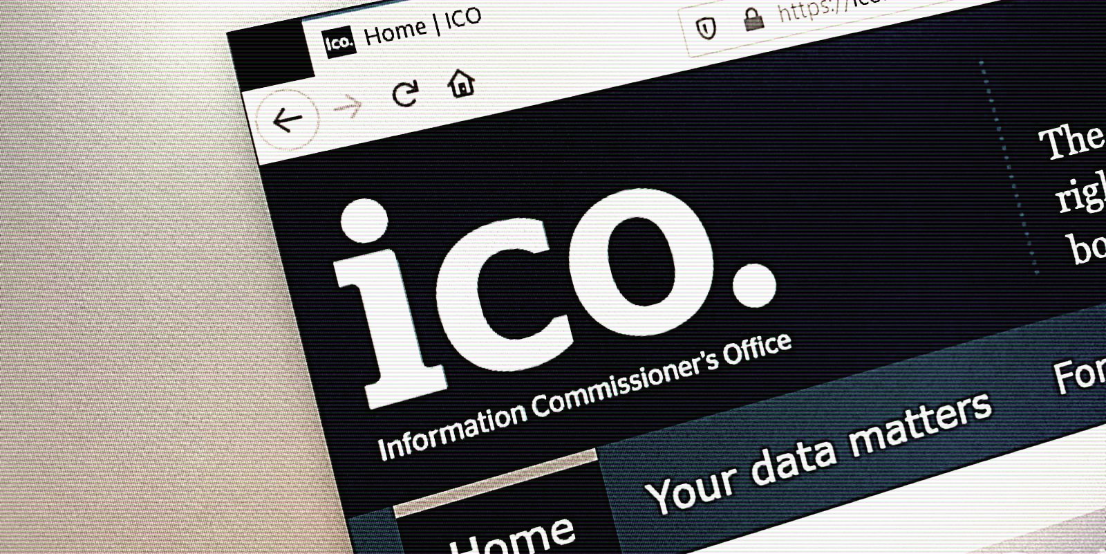 A generic image representing data security or a UK government building.