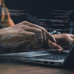 Graph showing surge in brute-force attacks from Middle East on firewall devices