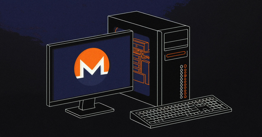 Attack chain diagram showing REF1695 ISO lure deploying CNB Bot and XMRig miner