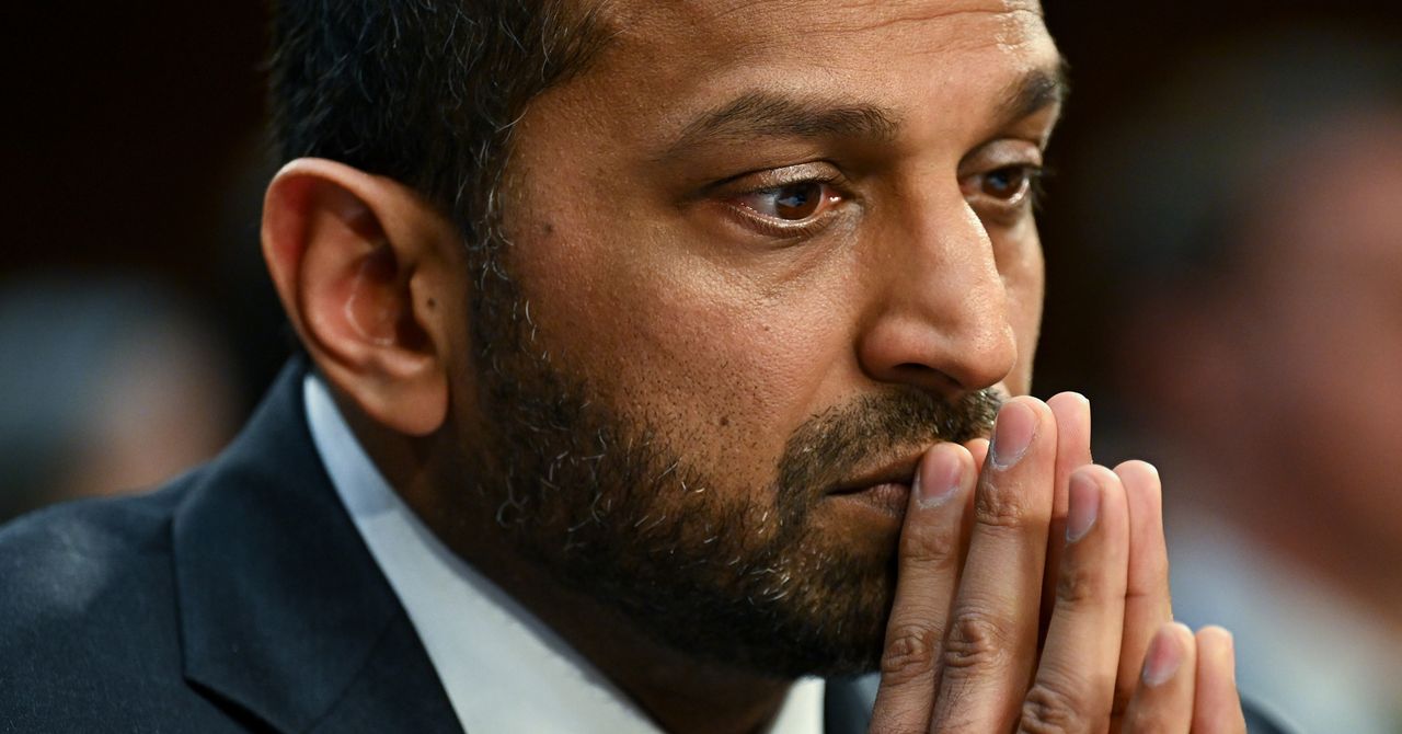 Leaked Gmail interface from Kash Patel's account posted by Iranian hacker group Handala