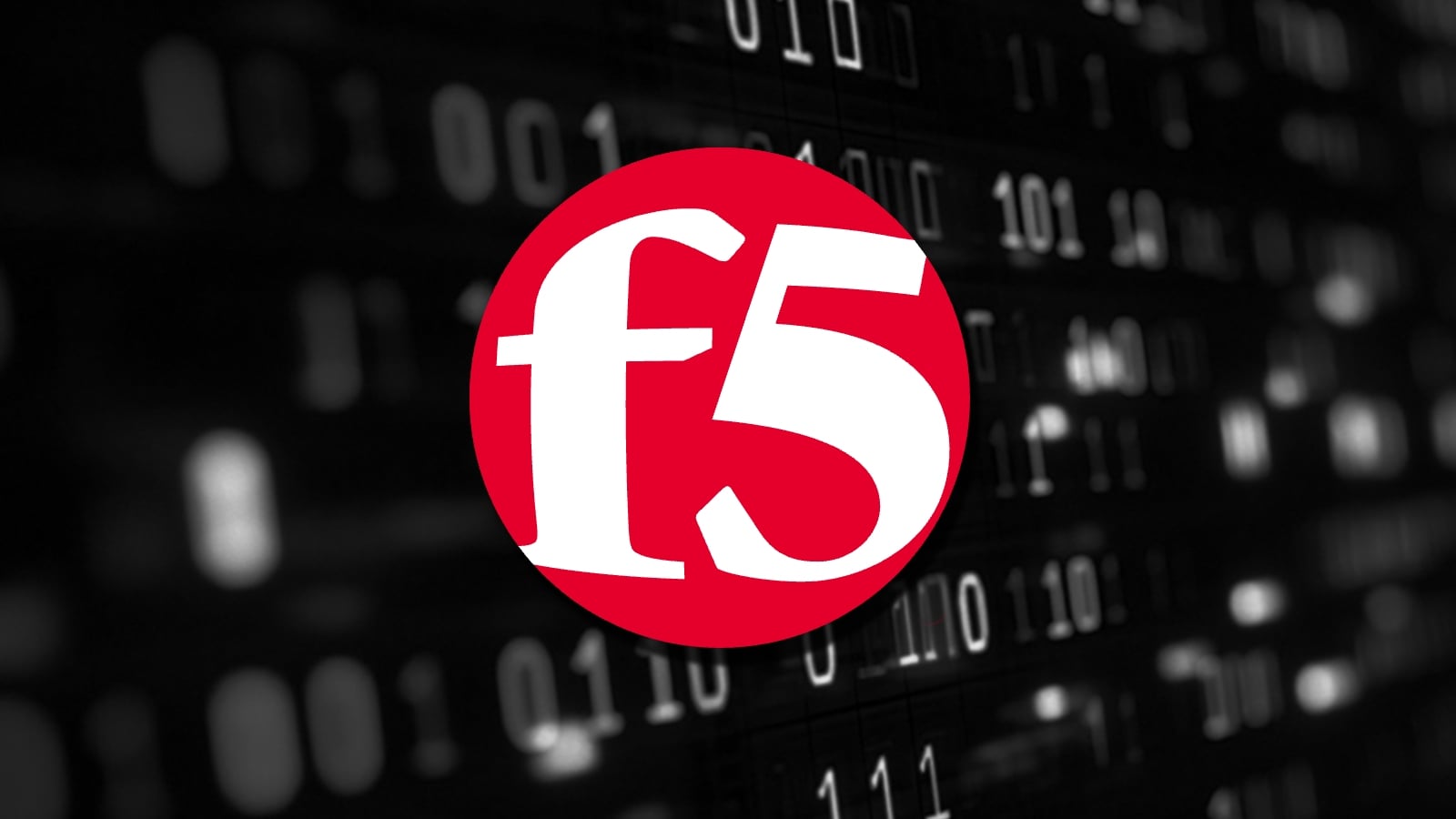 Digital padlock cracked open on a server rack with F5 BIG-IP logo and CVE code overlay