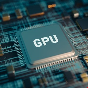 Graphic of GPU memory cells flipping bits leading to root shell access