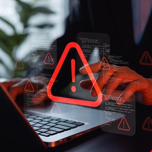 A digital illustration depicting a lock symbol within a web browser window, symbolizing cybersecurity and data protection.