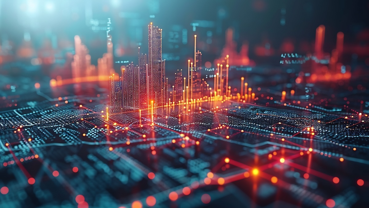 Grafana dashboard with ghostly data leak visualization overlay