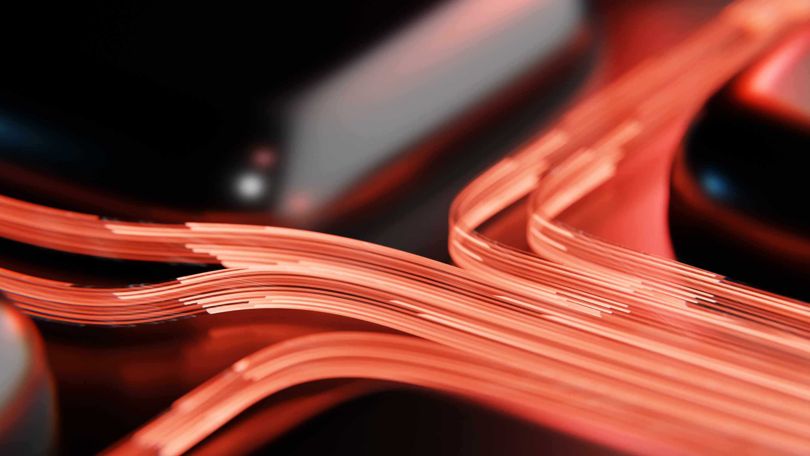 Dark network map with glowing blind spots highlighting attack paths