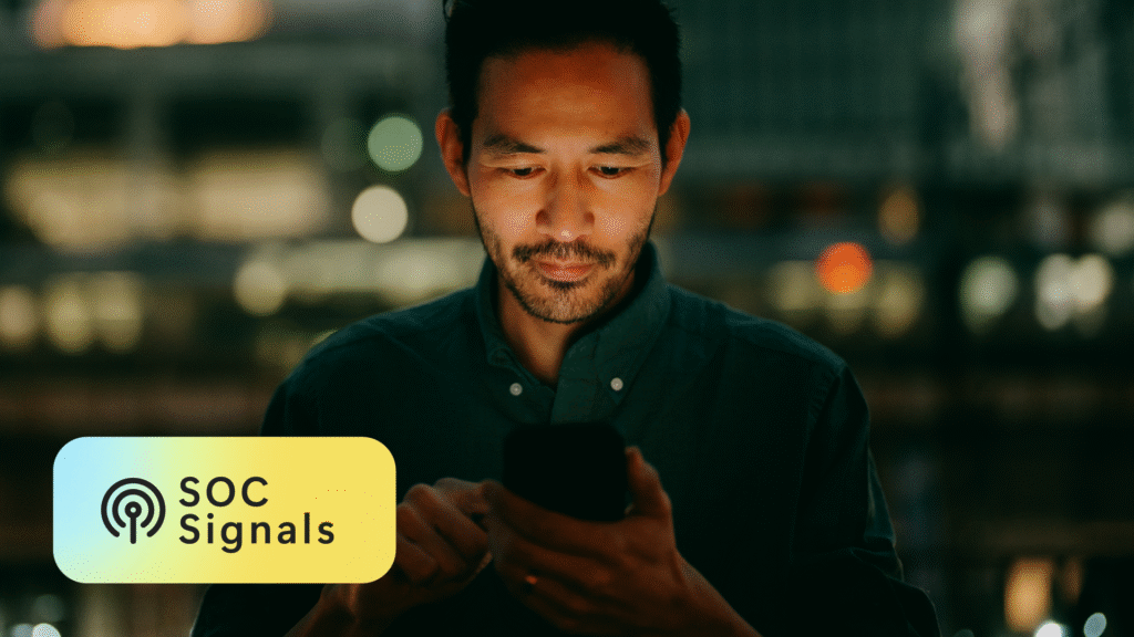 Futuristic AI agents defending a security operations center from cyber threats