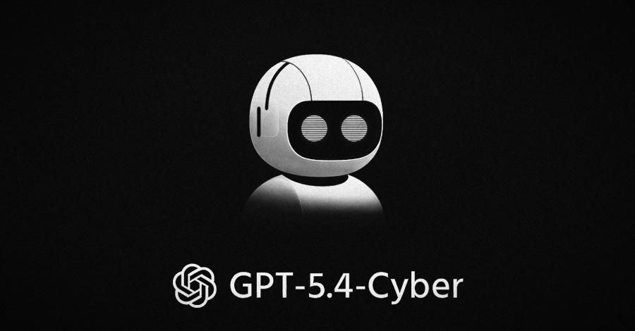 OpenAI GPT-5.4-Cyber interface scanning code for vulnerabilities in a dark SOC room