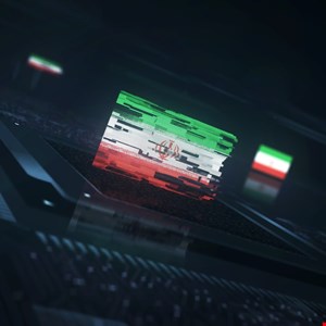 Digital map of US highlighting water and energy infrastructure with red hacker intrusion icons on PLC devices