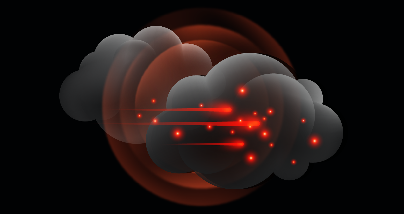 A stylized padlock with data flowing out of it into a cloud icon, representing data exfiltration.