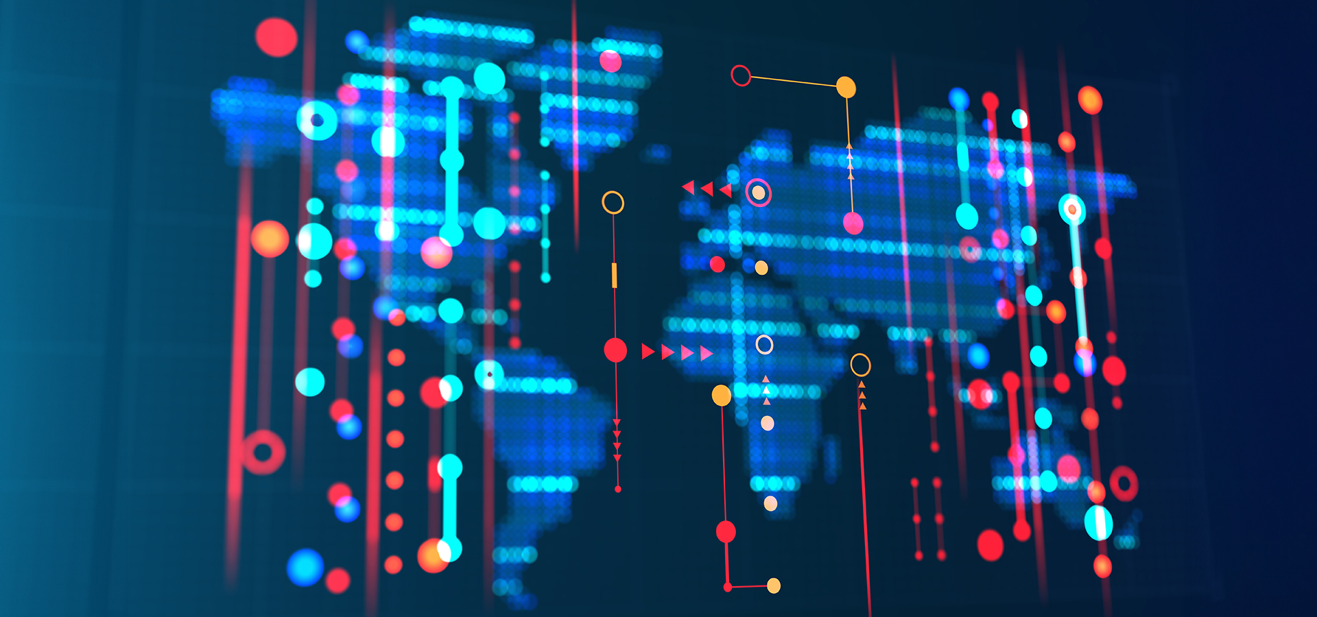 Network diagram showing three threat clusters converging on Southeast Asian government endpoints with USB and RAT icons
