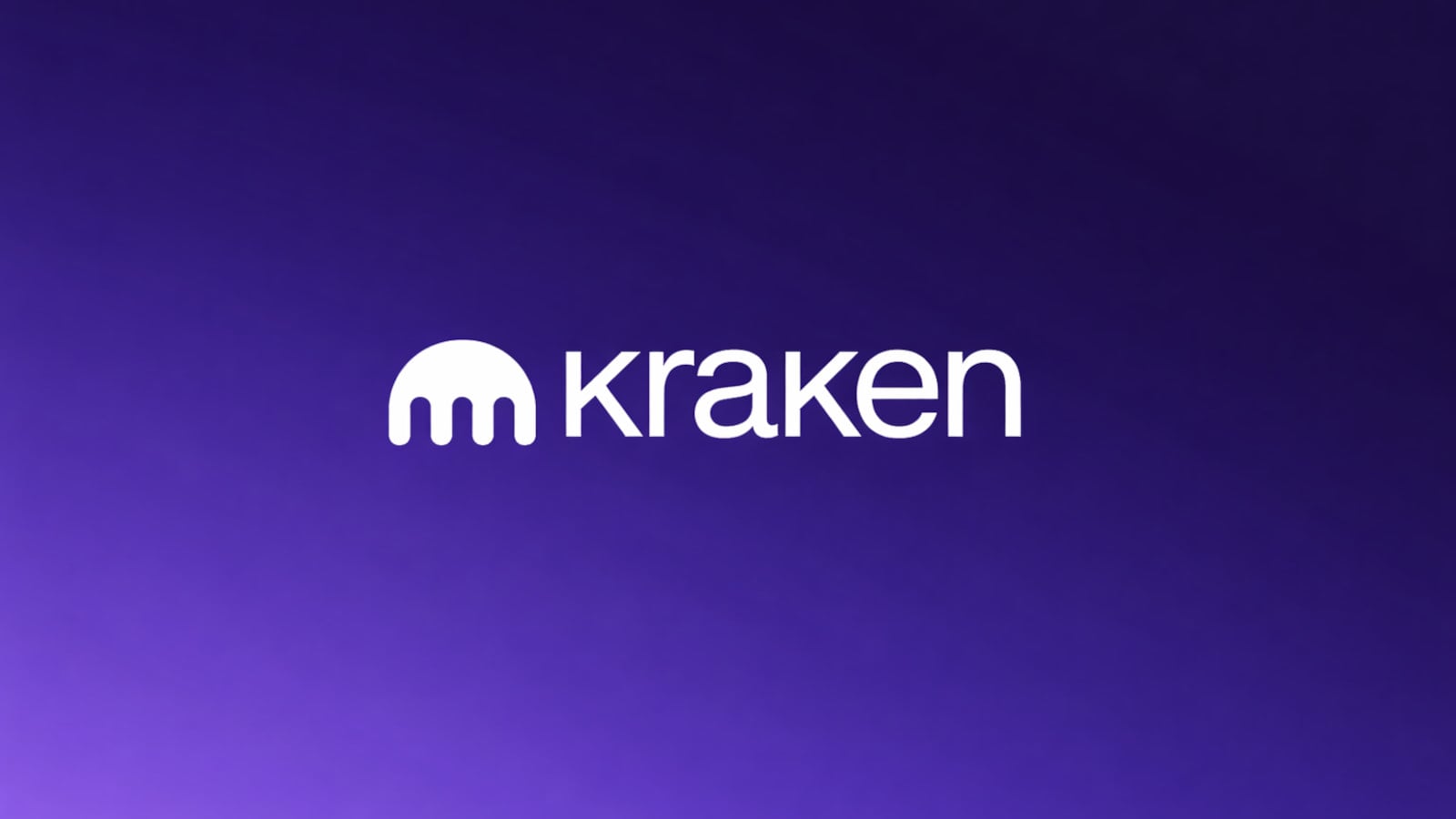 Kraken logo with digital lock and hacker shadow overlay