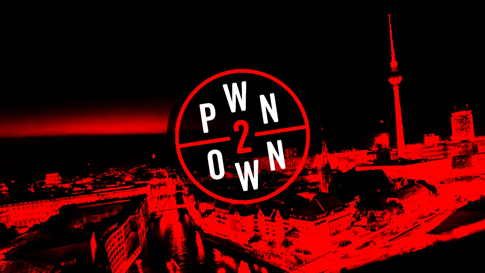 Screenshot of Pwn2Own Berlin 2026 competition stage with hackers and target systems.